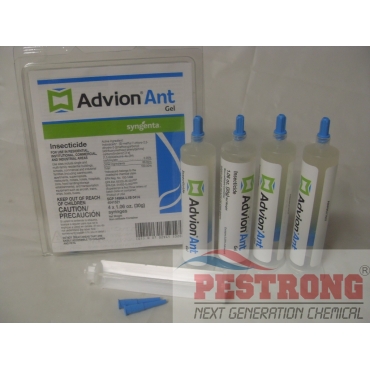 Advion Ant Gel Bait Insecticide 12 tubes 3 PACKS 4 x 1.06 Oz Syringes 