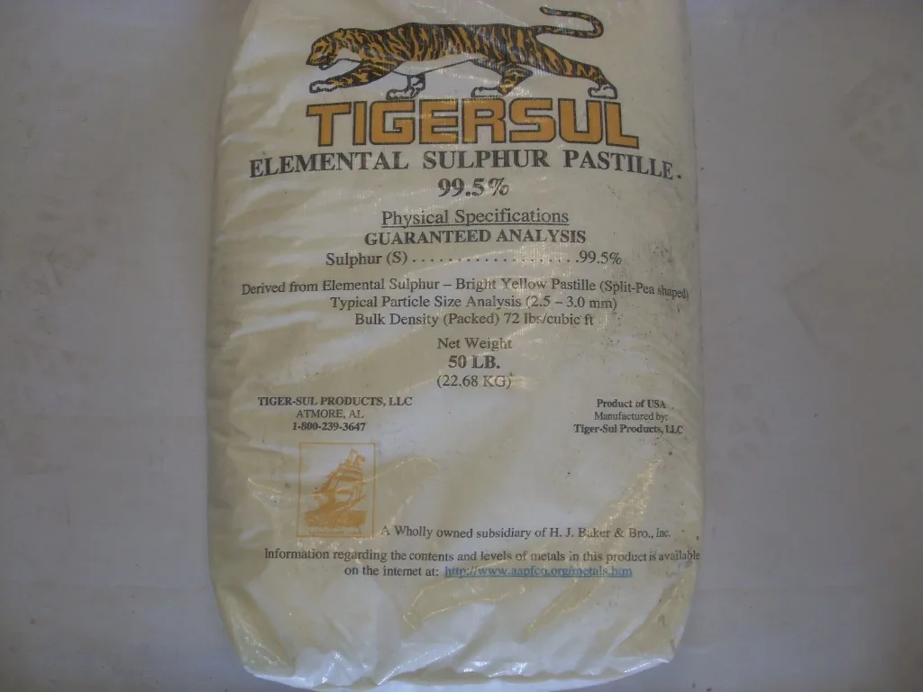 Elemental Sulfur Pastille 99% Industrial Grade - 50 Lb