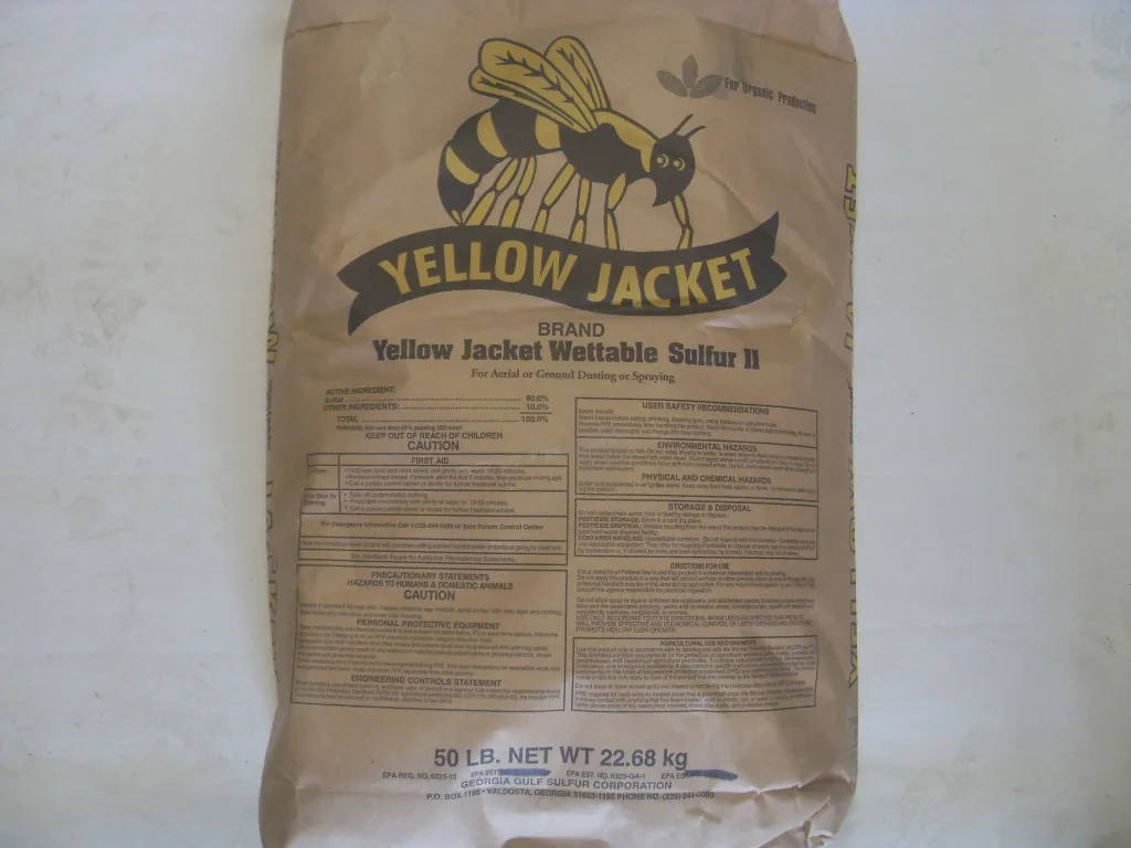 Sulfur Dust Fungicide - 5 - 50 Lb