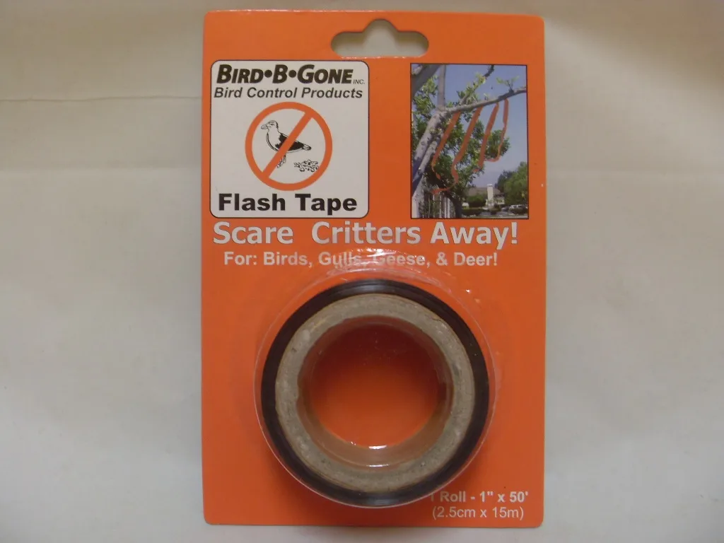 Flash Tape Bird Repellent 1" x 50' Roll MMFT-050