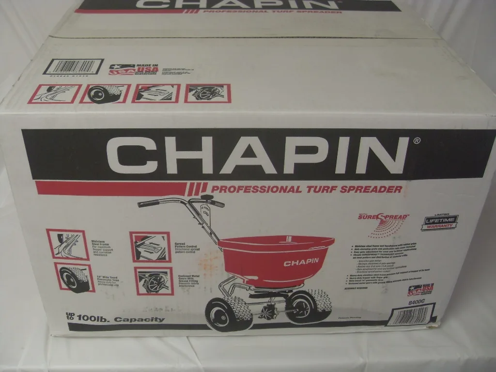 Chapin 8400C 100 Lbs Professional Spreader Stainless Steel