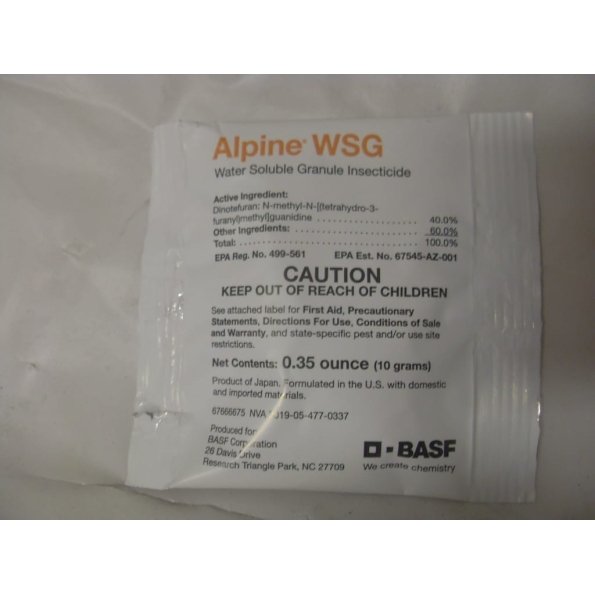 Alpine WSG Insecticide - Case of 120 x 10 Grams Packet