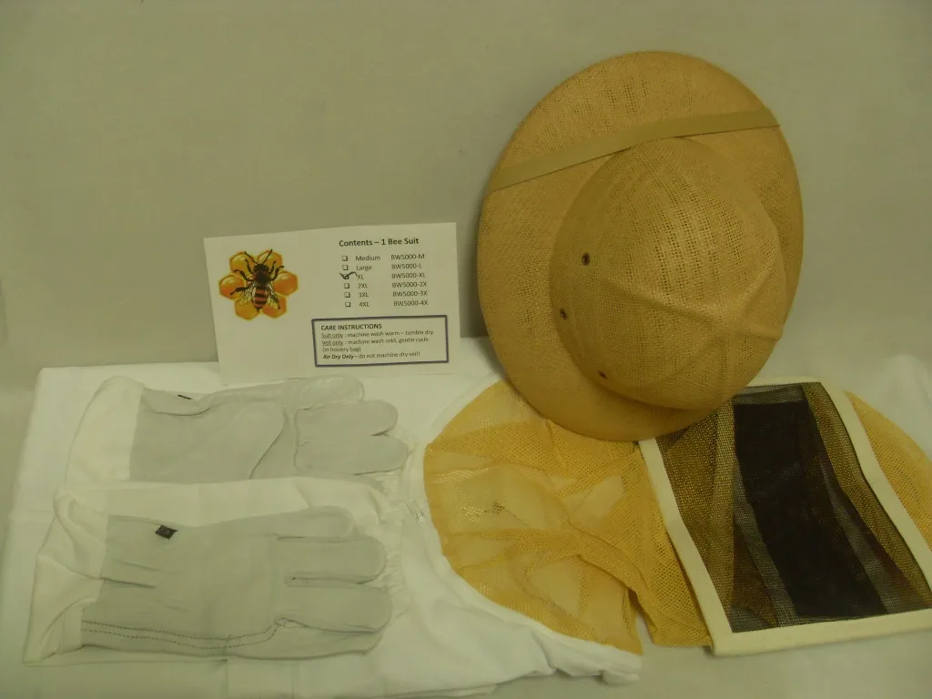 Bee Suit Complete Kit included Helmet, Gloves