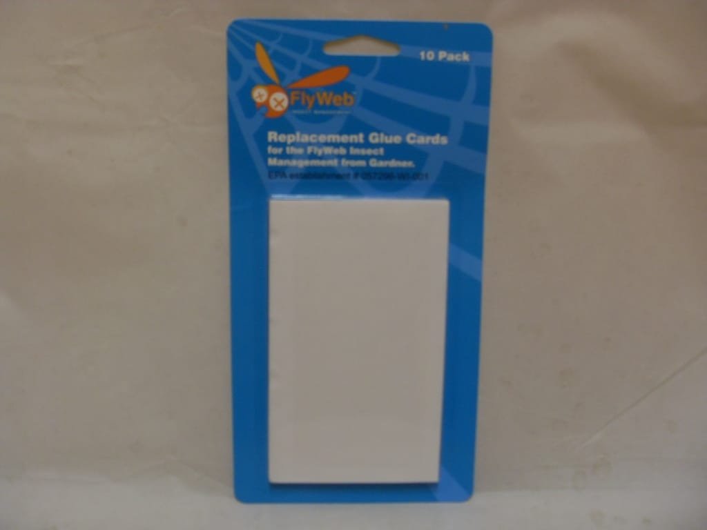 FlyWeb Replacement Pack of 10 Glue Board - White, Black