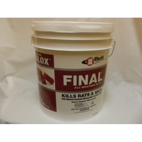 Final All Weather Blox Poison Rodenticide - 18 Lb