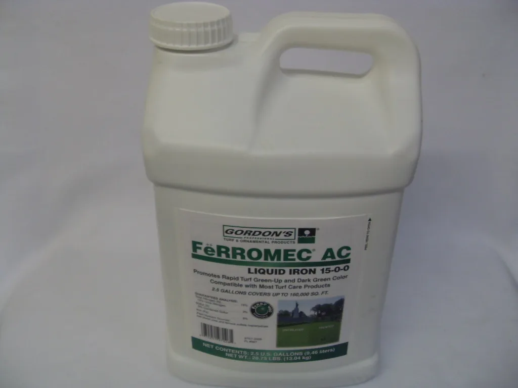 Select Iron 15-0-0 Ferromec AC - 2.5 Gallons